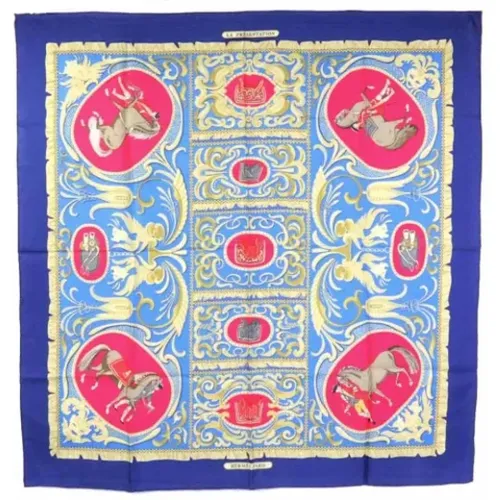 Pre-owned > Pre-owned Accessories > Pre-owned Scarves - - Hermès Vintage - Modalova