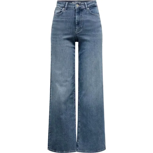 Only - Jeans > Wide Jeans - Blue - Only - Modalova