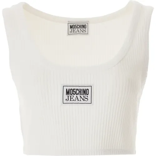 Tops > Sleeveless Tops - - Moschino - Modalova