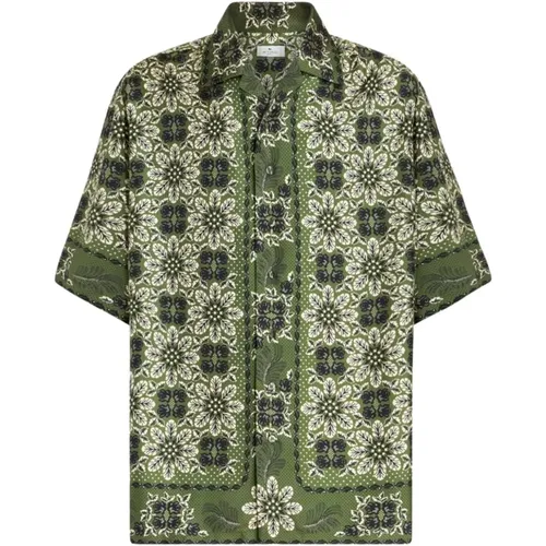 Shirts > Short Sleeve Shirts - - ETRO - Modalova