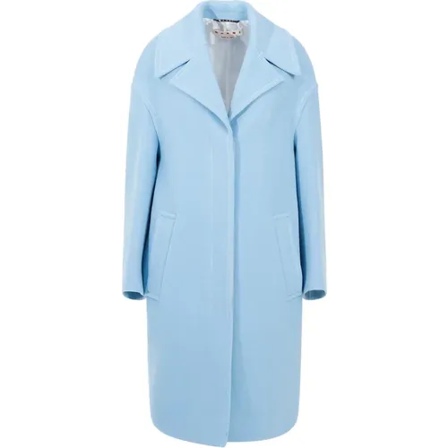 Coats > Single-Breasted Coats - - Marni - Modalova