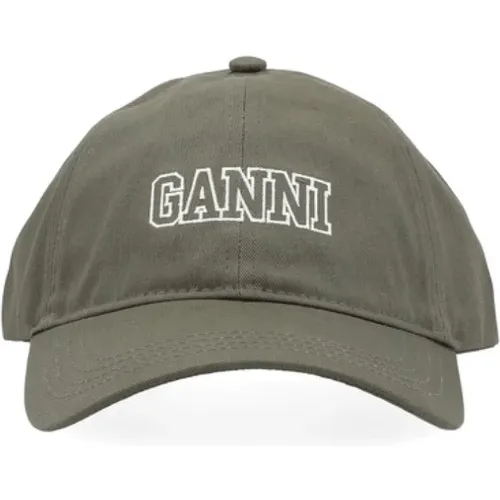 Accessories > Hats > Caps - - Ganni - Modalova