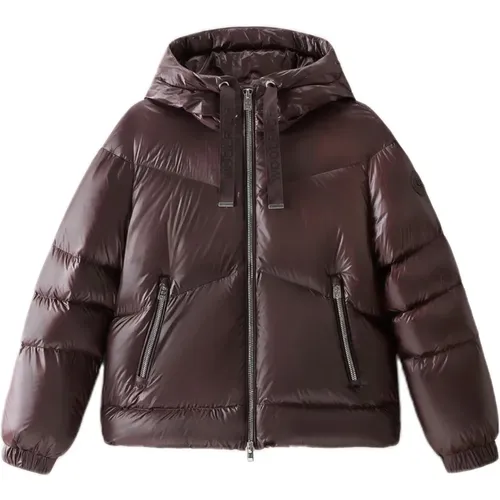 Jackets > Down Jackets - - Woolrich - Modalova