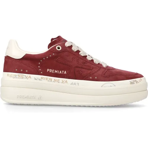 Premiata - Shoes > Sneakers - Red - Premiata - Modalova