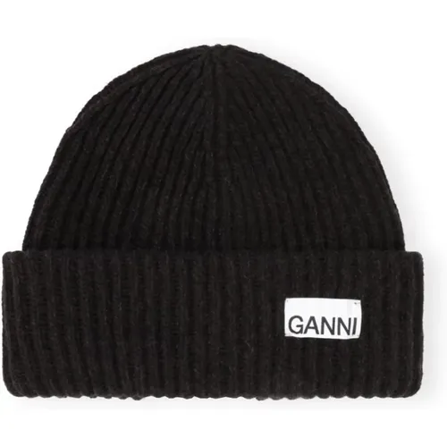 Accessories > Hats > Beanies - - Ganni - Modalova