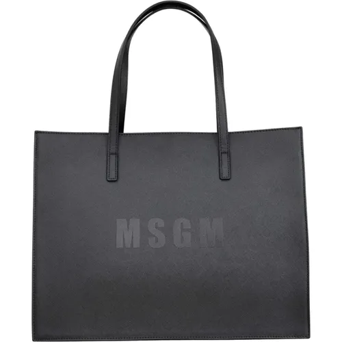 Msgm - Bags > Tote Bags - Black - Msgm - Modalova