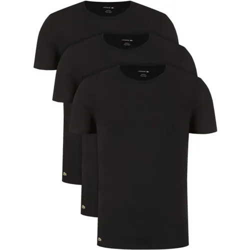 Lacoste - Tops > T-Shirts - Black - Lacoste - Modalova
