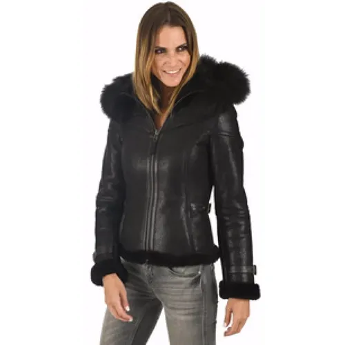 Jackets > Leather Jackets - - La Canadienne - Modalova