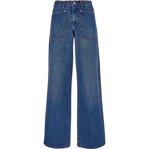 Jeans > Wide Jeans - - TORY BURCH - Modalova