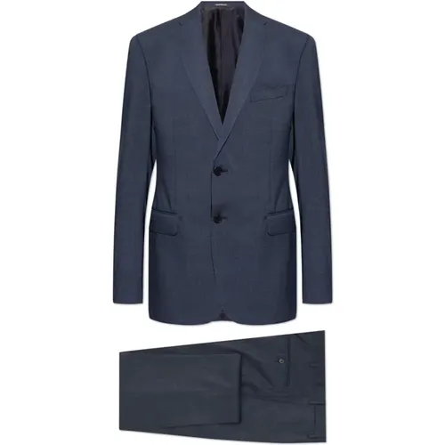 Suits > Suit Sets > Single Breasted Suits - - Emporio Armani - Modalova