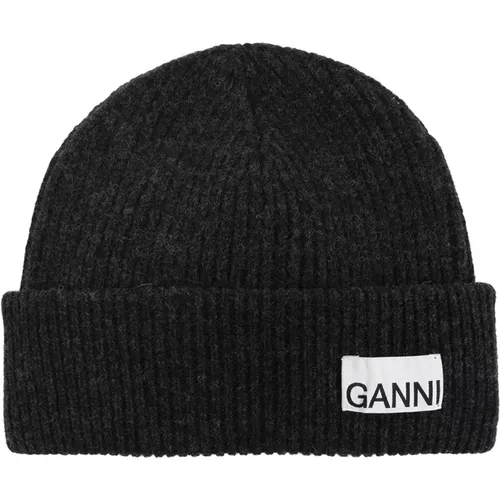 Accessories > Hats > Beanies - - Ganni - Modalova