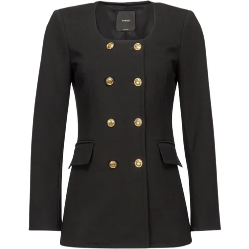 Pinko - Jackets > Blazers - Black - pinko - Modalova