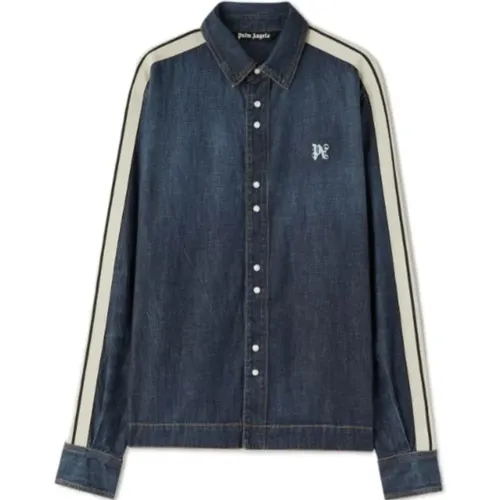 Shirts > Denim Shirts - - Palm Angels - Modalova