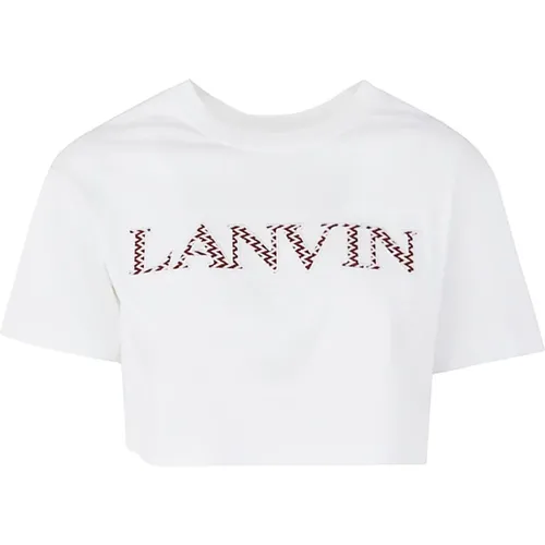 Lanvin - Tops > T-Shirts - White - Lanvin - Modalova