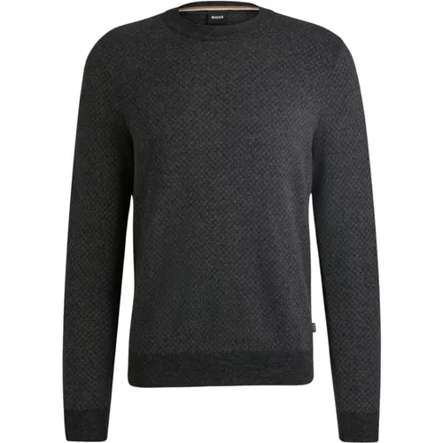 Knitwear > Round-neck Knitwear - - Hugo Boss - Modalova