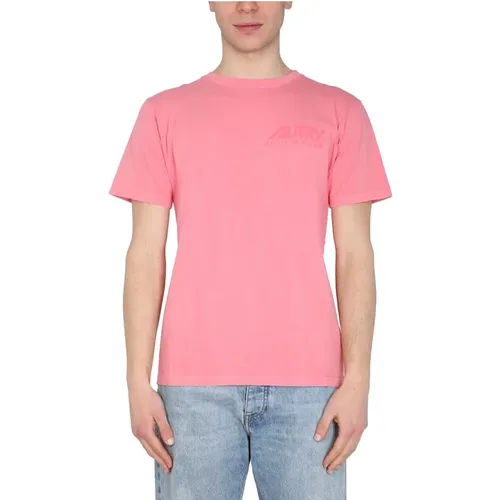 Autry - Tops > T-Shirts - Pink - Autry - Modalova