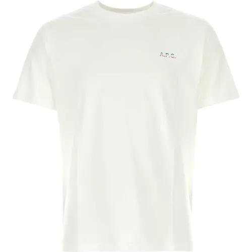 A.p.c. - Tops > T-Shirts - White - A.p.c. - Modalova