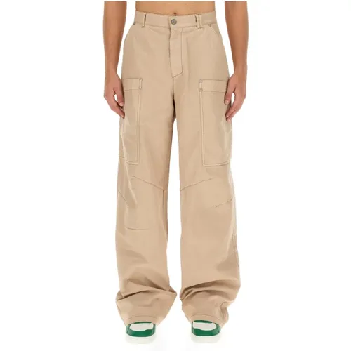 Trousers > Straight Trousers - - Palm Angels - Modalova