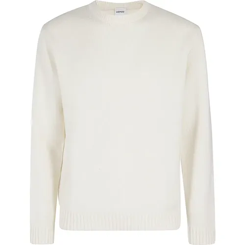 Knitwear > Round-neck Knitwear - - Aspesi - Modalova