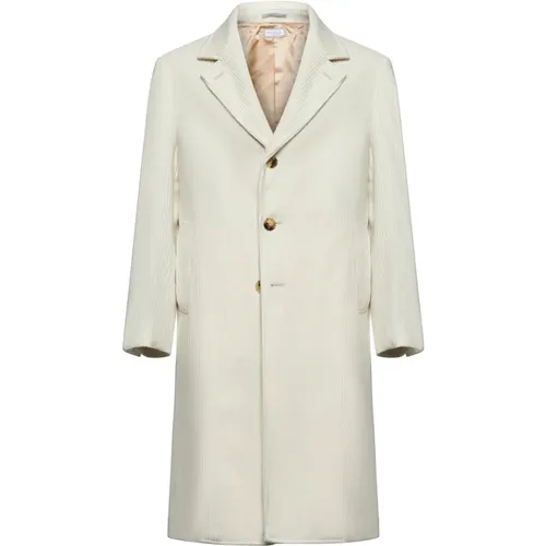 Coats > Single-Breasted Coats - - BRUNELLO CUCINELLI - Modalova