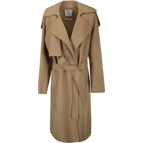 Coats > Belted Coats - - SPORTMAX - Modalova