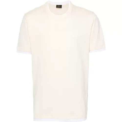 Brioni - Tops > T-Shirts - Beige - Brioni - Modalova