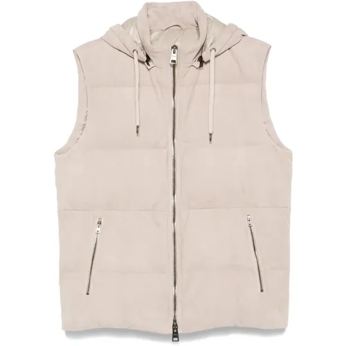 Herno - Jackets > Vests - Beige - Herno - Modalova