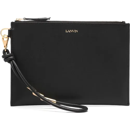 Lanvin - Bags > Clutches - Black - Lanvin - Modalova