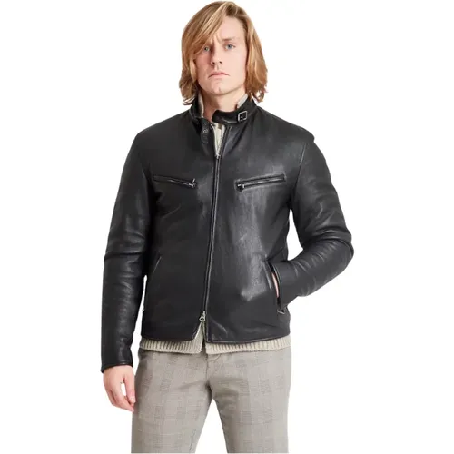Jackets > Leather Jackets - - Stewart - Modalova