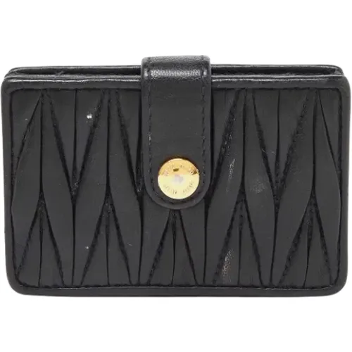 Pre-owned > Pre-owned Accessories > Pre-owned Wallets - - Miu Miu Pre-owned - Modalova