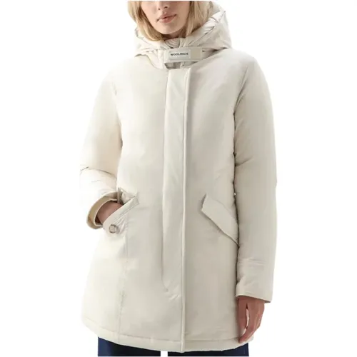 Woolrich - Coats > Parkas - Beige - Woolrich - Modalova