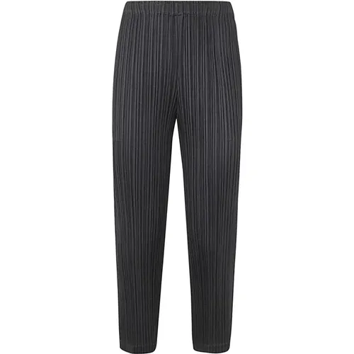 Trousers > Straight Trousers - - Issey Miyake - Modalova