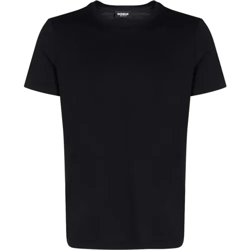 Dondup - Tops > T-Shirts - Black - Dondup - Modalova