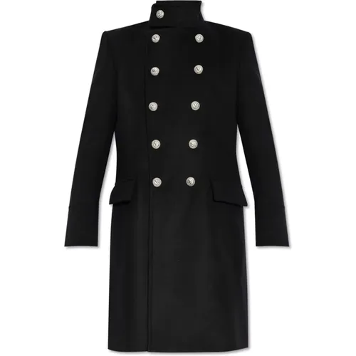 Coats > Double-Breasted Coats - - Balmain - Modalova