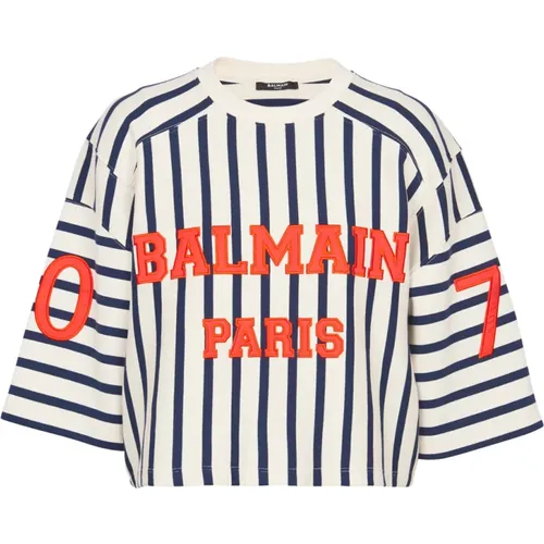 Tops > T-Shirts - - Balmain - Modalova