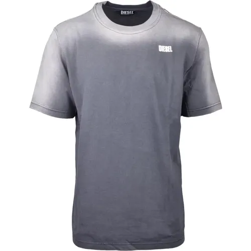 Diesel - Tops > T-Shirts - Gray - Diesel - Modalova