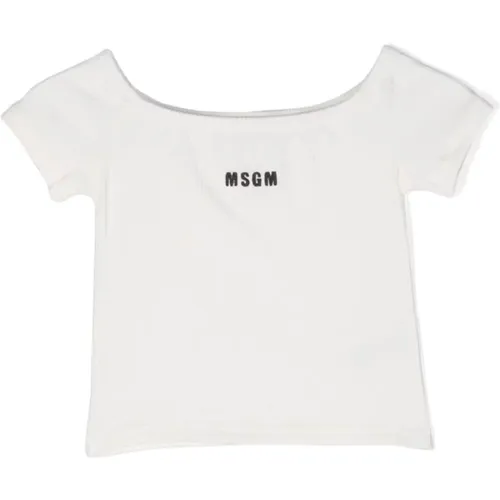 Kids > Tops > T-Shirts - - Msgm - Modalova