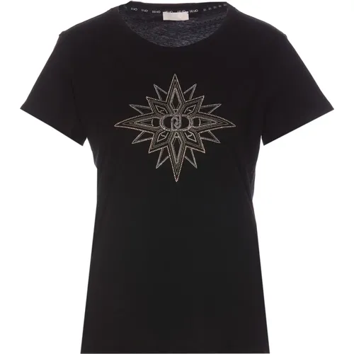 Liu Jo - Tops > T-Shirts - Black - Liu Jo - Modalova