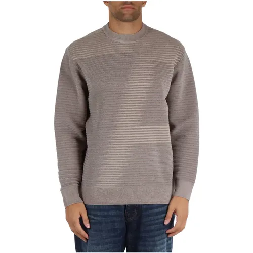 Knitwear > Round-neck Knitwear - - Armani Exchange - Modalova