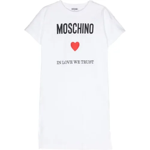 Moschino - Kids > Dresses - White - Moschino - Modalova