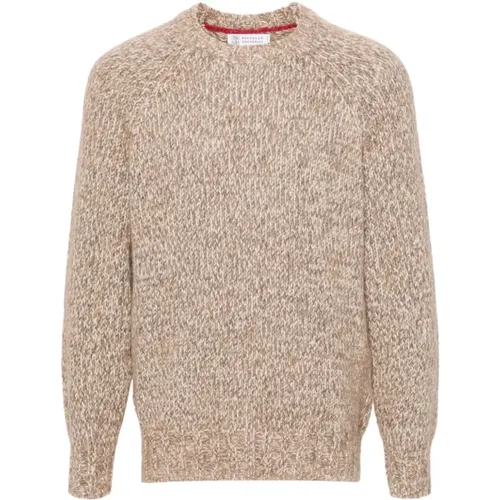 Knitwear > Round-neck Knitwear - - BRUNELLO CUCINELLI - Modalova