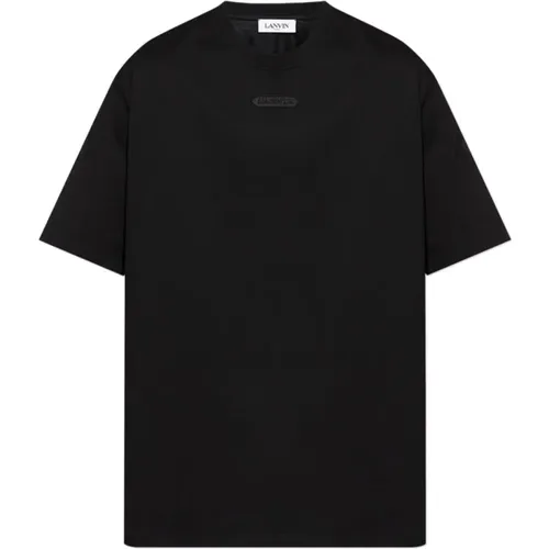 Lanvin - Tops > T-Shirts - Black - Lanvin - Modalova