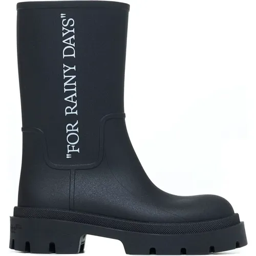 Shoes > Boots > Rain Boots - - Off White - Modalova