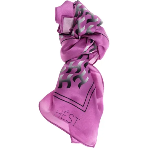 Accessories > Scarves > Silky Scarves - - Hést - Modalova