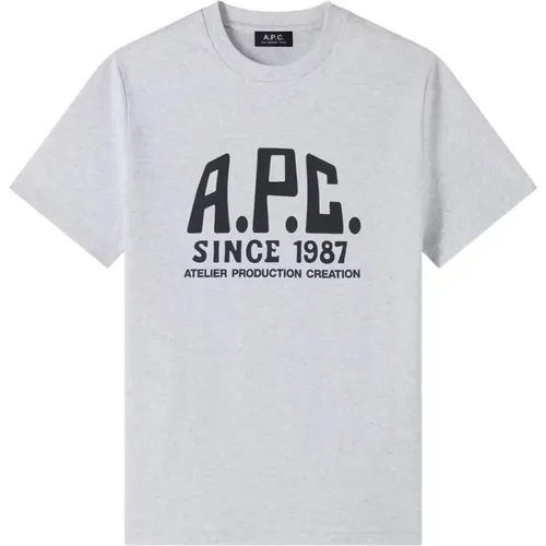 A.p.c. - Tops > T-Shirts - White - A.p.c. - Modalova