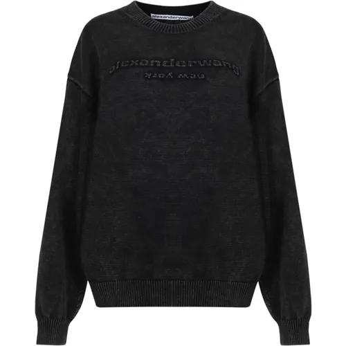 Knitwear > Round-neck Knitwear - - alexander wang - Modalova