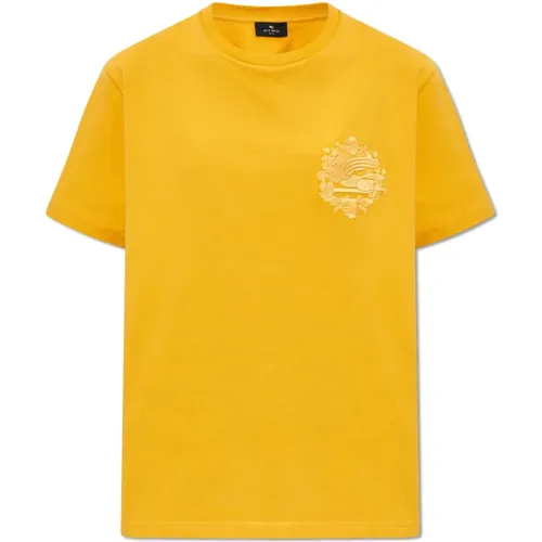 Etro - Tops > T-Shirts - Orange - ETRO - Modalova