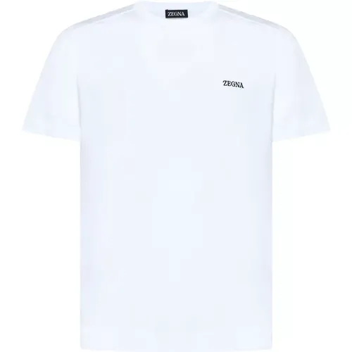 Tops > T-Shirts - - Ermenegildo Zegna - Modalova