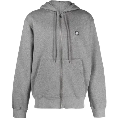 Sweatshirts & Hoodies > Zip-throughs - - Maison Kitsuné - Modalova