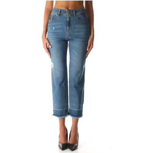 Jeans > Cropped Jeans - - Versace Jeans Couture - Modalova